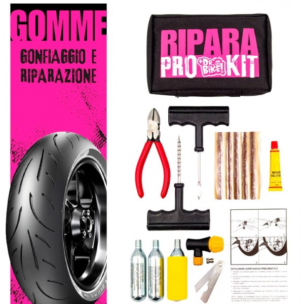 DR.BIKE κίτ επισκευής ελαστικών Tubeless Επιδιόρθωση &  Έλεγχος Ελαστικών